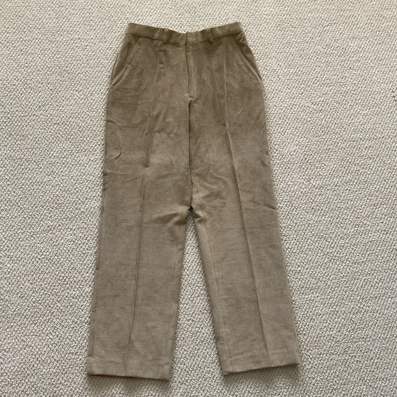 Vintage Orvis Stretch Corduroy Pants 1970s Straight Leg Beige 32 x 32 NWT RARE